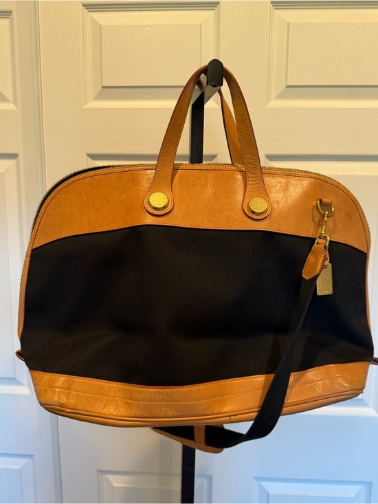 Dooney & Bourke Handbags - Dooney & Bourne Vintage Weekender Cabriolet Canvas & Leather [SEE CONDITION]
